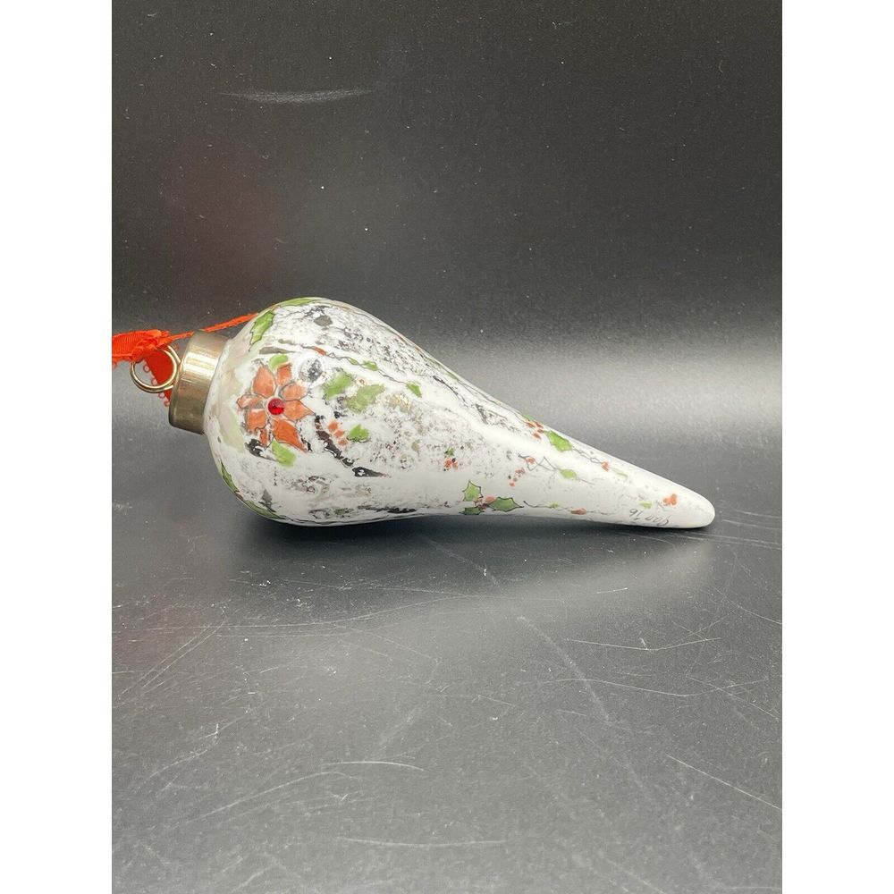 VTG‎ Chase International Inside Art Mouth Blown Glass Ornament